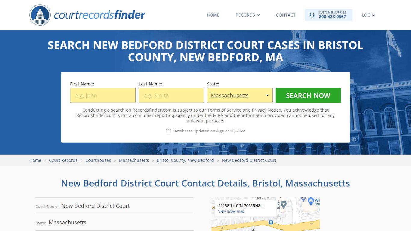New Bedford District Court Case Search - Bristol County ...